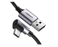 UGREEN US284 Kabel USB do USB-C kątowy 3A Quick Charge 3.0 1m 6957303859412 - 1256864 - zdjęcie 2
